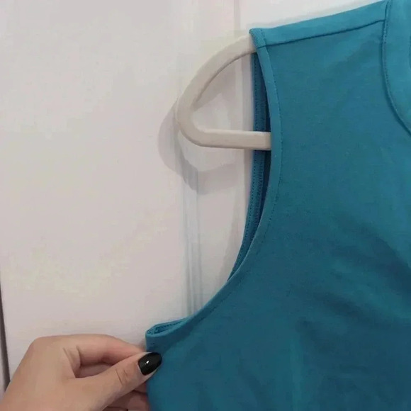 Joan Rivers Women's cotton blend sharkbite Tank Top - Picture 6 of 8